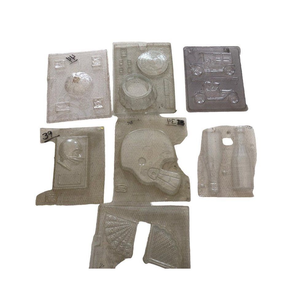 Lot of 62 Vintage Plastic Molds Candy Chocolate Making - Picture 4 of 7